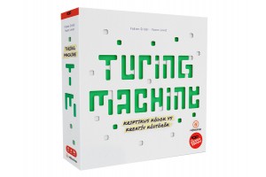 Turing Machine társasjáték — doboz és kártyák
