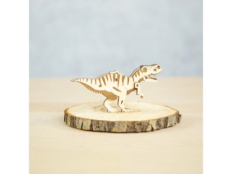 Wood&Hobby T-Rex fa modell - mozgatható mancsok és farok