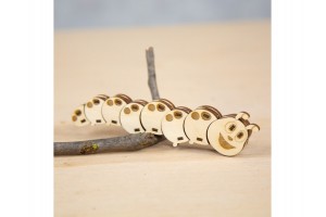 Wood&Hobby Hernyócska fa modell