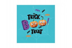 Trick or Treat Halloween szalvéta 33x33 cm, 20 db