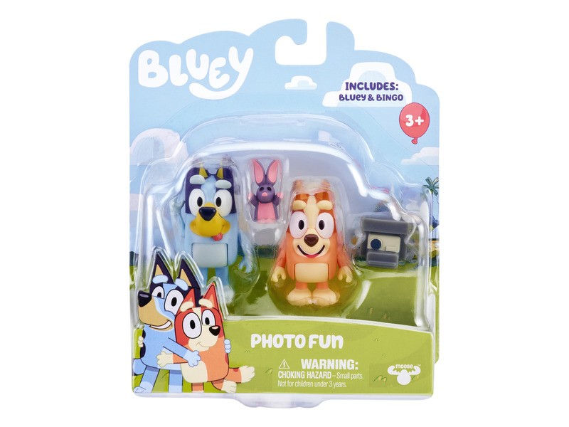 Bluey dupla figura - Fényképezkedés
