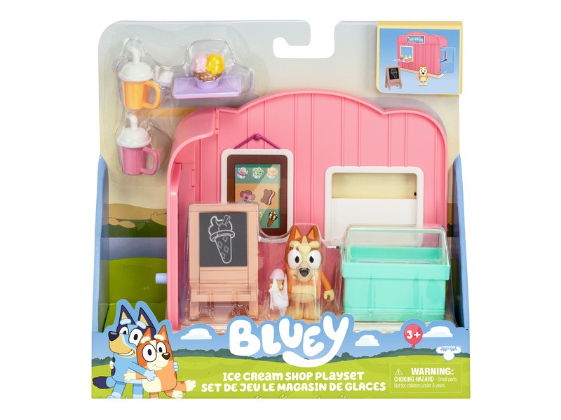 Bluey mini fagyizó játékszett Bingo figurával