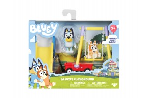 Bluey Mini Park Készlet - figura és játszótér