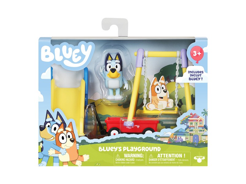 Bluey Mini Park Készlet - figura és játszótér