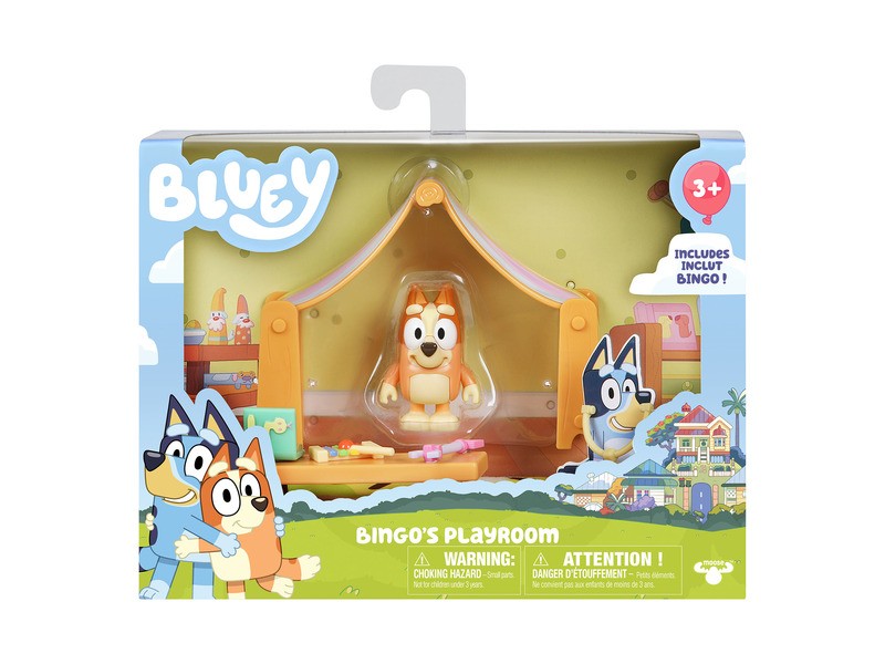 Bluey Mini játszószoba - Bingo figura és kiegészítők