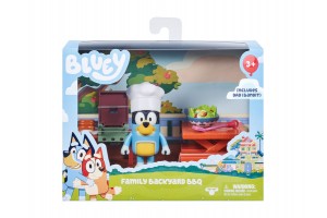 Bluey Mini Kert Készlet - Bandit figura és grill szett