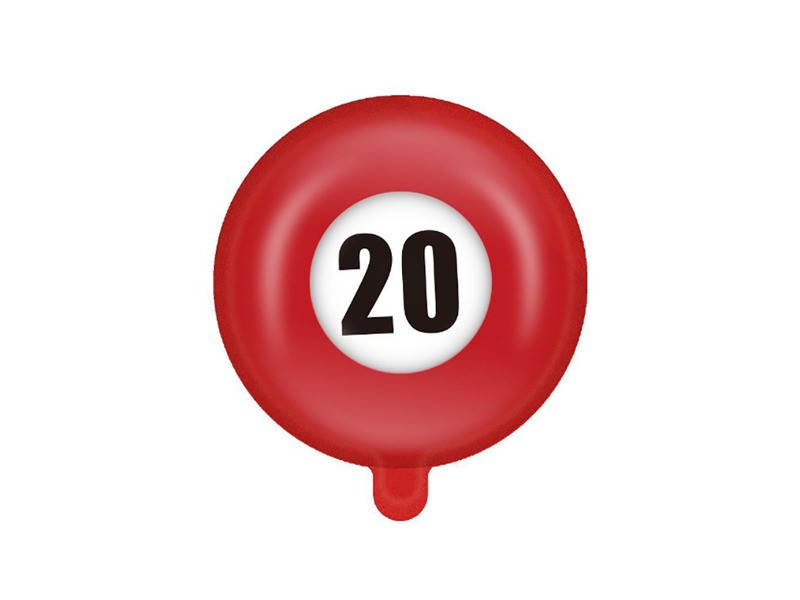 Héliumos fólia lufi 20 — 45 cm