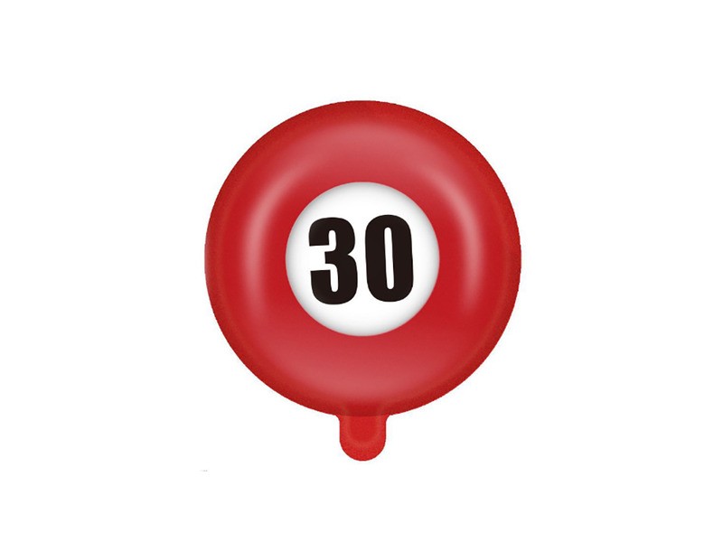 Héliumos fólia számos lufi 45 cm - 30 db