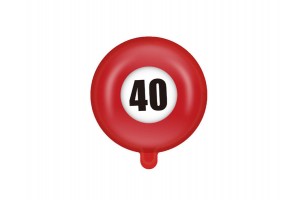 Héliumos fólia lufi 40-es, 45 cm