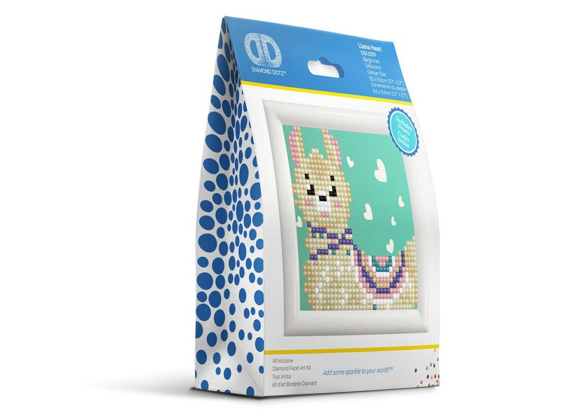 Diamond Dotz DD1 Láma - gyémánt kirakó készlet