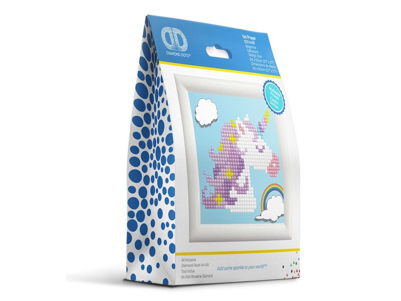 Diamond Dotz DD1 Unikornis - gyémántkirakó készlet