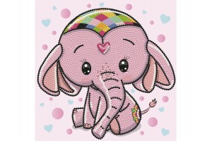 Diamond Dotz DotzBox – Elefánt hercegnő