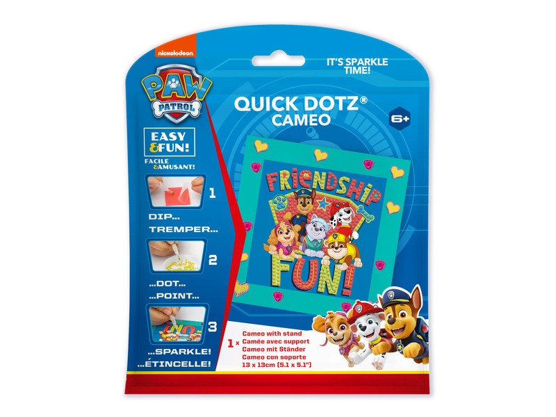 Diamond Dotz QuickDotz PawPatrol gyémánt kirakó kép