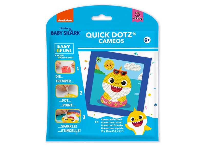 Diamond Dotz QuickDotz Baby Shark gyémántkirakó