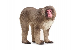Schleich japán makákó figura (14871) — élethű részletek