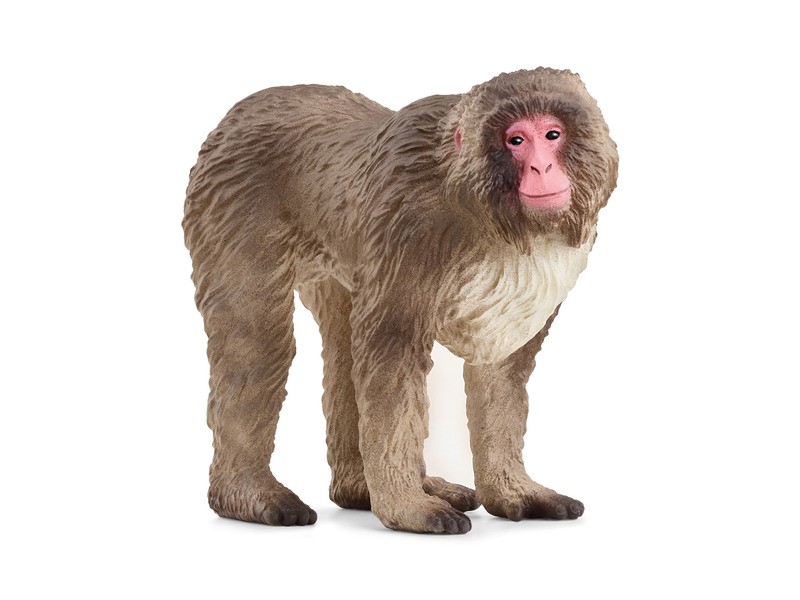 Schleich japán makákó figura (14871) — élethű részletek