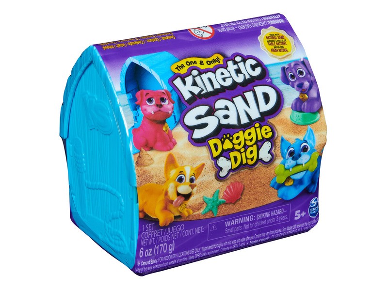 Kinetic Sand - Kutyaház szett (mopsz, husky, beagle, corgi)