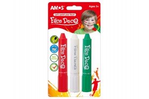 Piros-fehér-zöld arcfesték - Magyar zászló színek