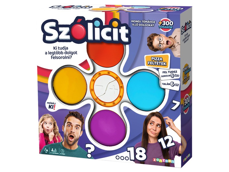 Szólicit doboz – interaktív party társasjáték