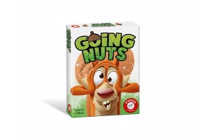 Going Nuts társasjáték - doboz és kártyák