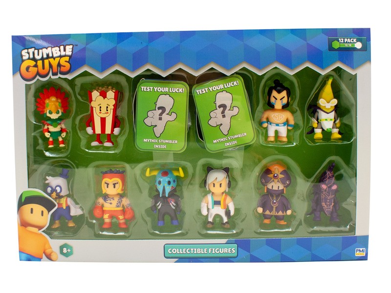 Stumble Guys 12 db figura (S3) - meglepetés csomag