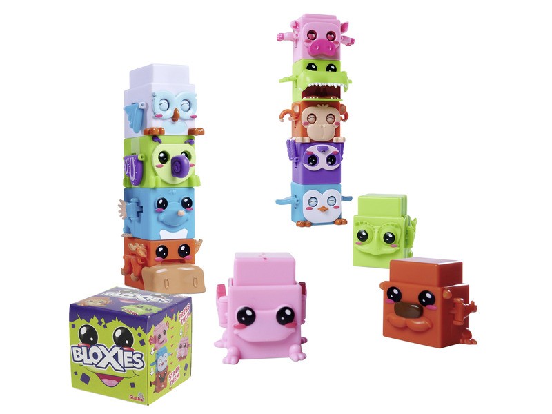 Bloxies mozgó kockák – gyűjthető figurák, 3–12 éveseknek