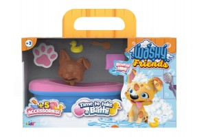 Pancsoló Corgi kutyusok szett a fürdőben