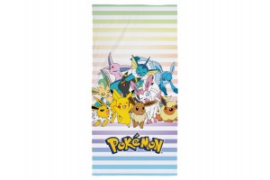 Pokemon fürdőlepedő 70x140 cm, 100% pamut