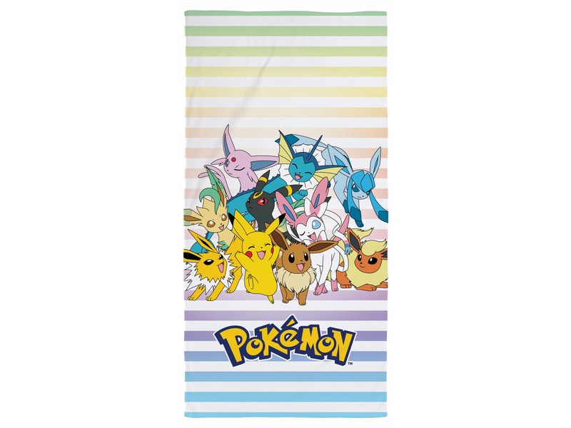 Pokemon fürdőlepedő 70x140 cm, 100% pamut