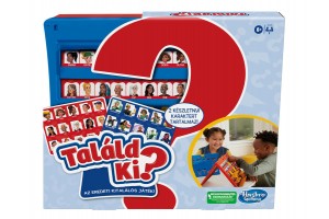 Találd ki? játék felállítható táblával és karakterkártyákkal