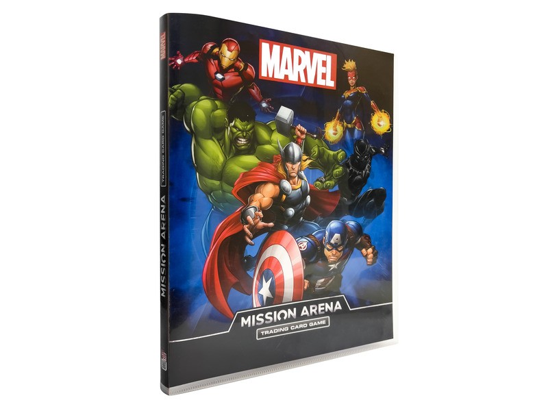 Marvel gyűjtőkártya album borító