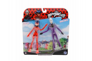 Bendem Miraculus hajlítható figura 2db - 14 cm