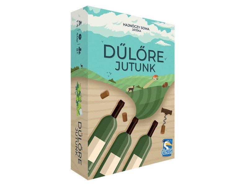 Dűlőre jutunk társasjáték — borászat, 1–4 játékos
