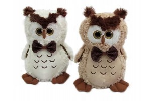 Plüss bagoly 25 cm – puha, aranyos plüssfigura