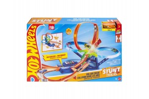 Hot Wheels kaszkadőr versenypálya - akció