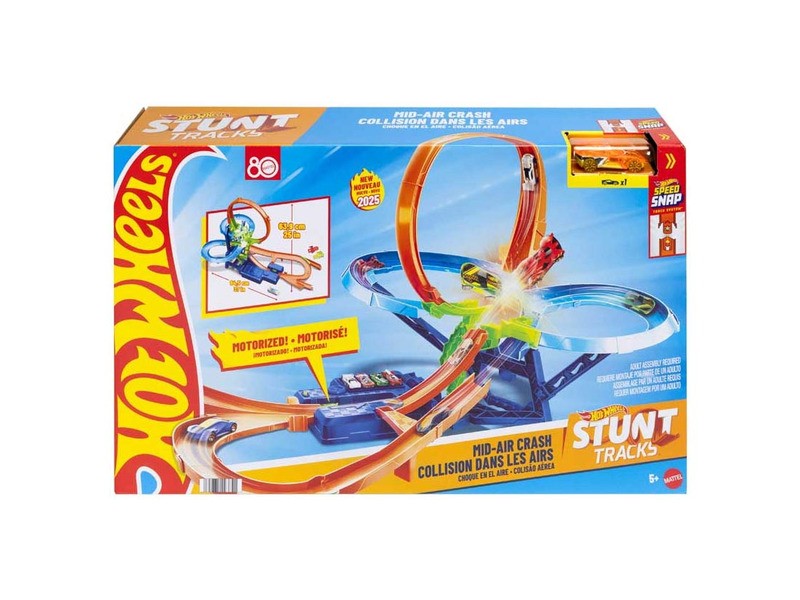 Hot Wheels kaszkadőr versenypálya - akció
