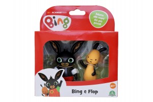 Bing és Flop úsznak - mesefigura jelenet