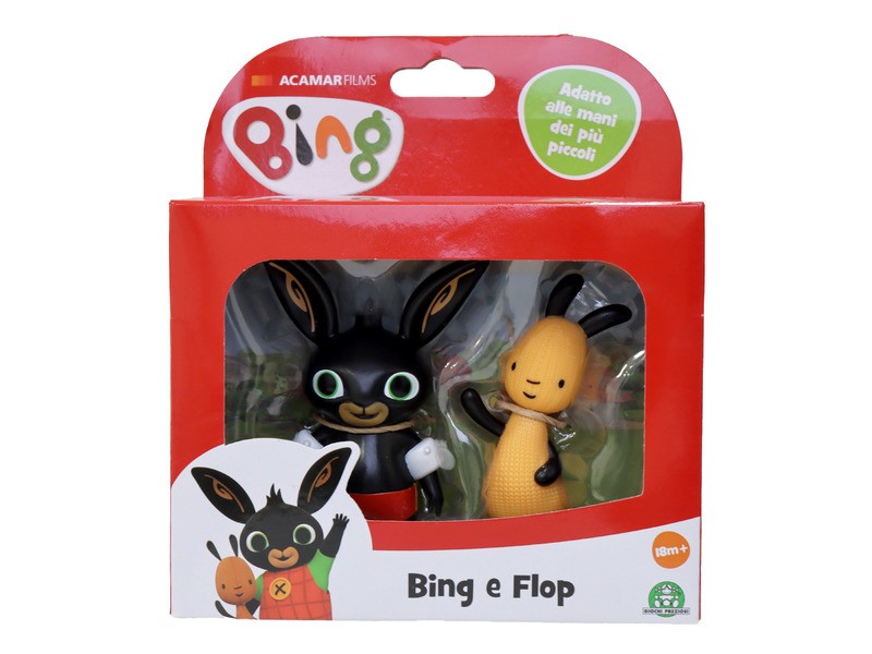 Bing és Flop úsznak - mesefigura jelenet