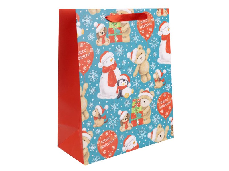 Papírtasak állatok 26x32 cm - mintás