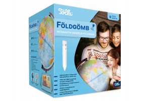 Tolki interaktív Földgömb - oktató, világító