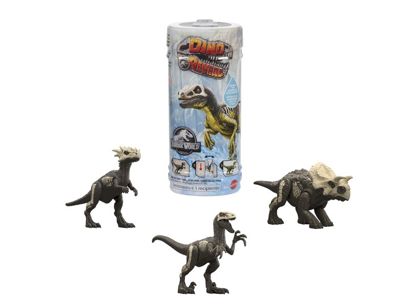 Jurassic World Reveal dinó figura, élethű modell