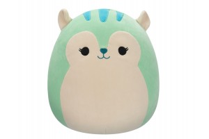 Squishmallows 20 cm - Fuyuki mentazöld mókus plüss