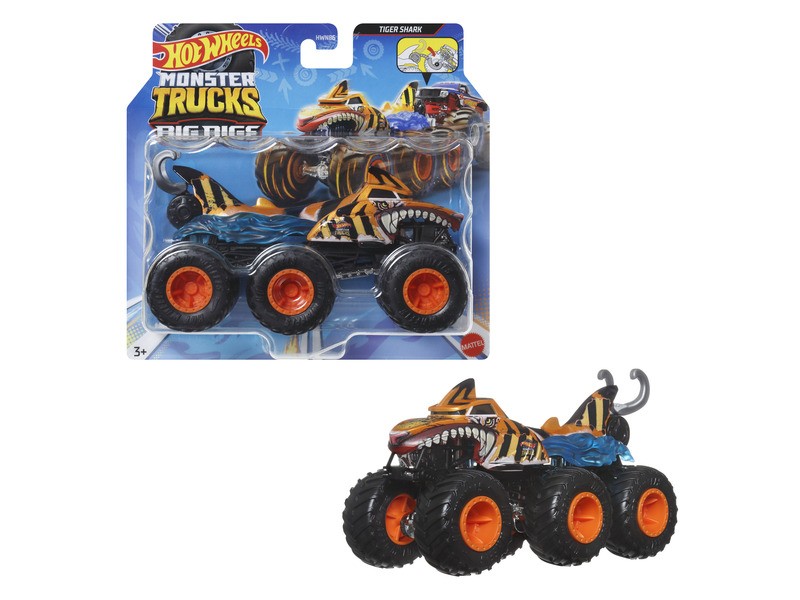 Hot Wheels Monster Truck - hatkerekű szörnyjárgány