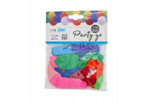 Színes lufi 20 db – 25 cm