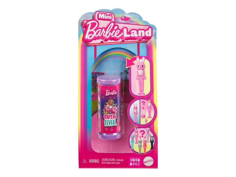Mini BarbieLand Cutie Reveal baba - meglepetés kiegészítők