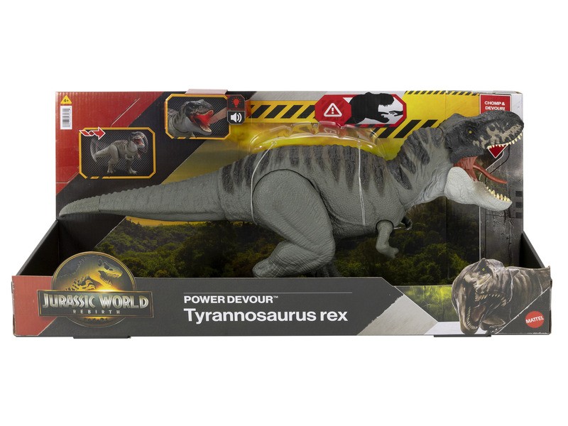 Jurasssic Word Saga T-rex figura - részletgazdag dínó