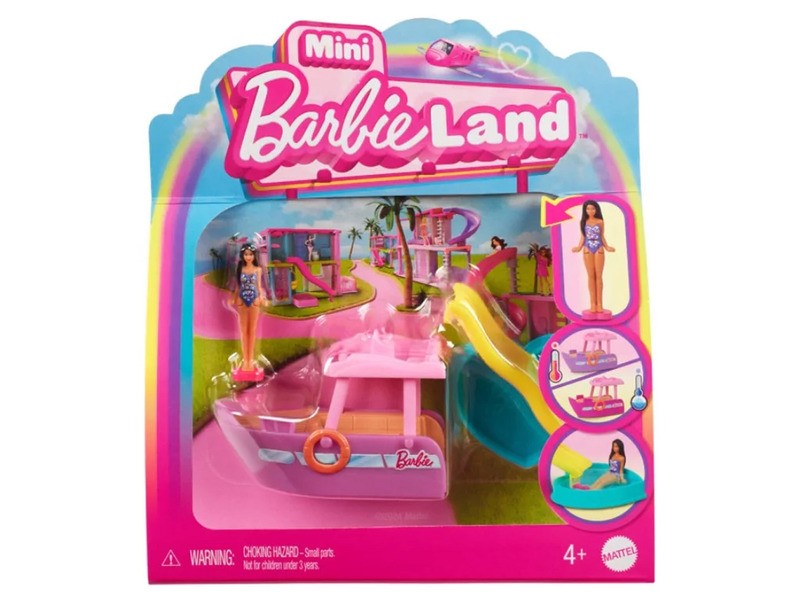 Mini BarbieLand álomhajó – játék készlet
