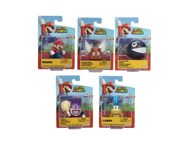 Super Mario figurák 6 cm - vegyes