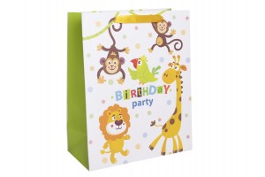Szülinapos papírtasak 18×23 cm