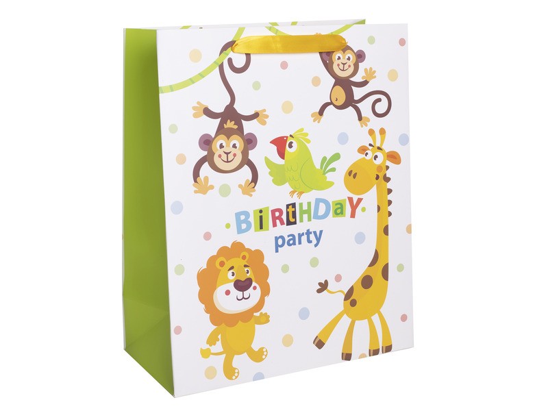 Szülinapos papírtasak 18×23 cm